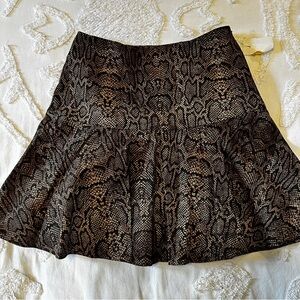 Joie Snakeskin Print Skirt